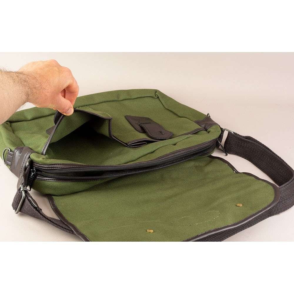 Bolsa Multiusos Piel Y Cordura Cazorla 4