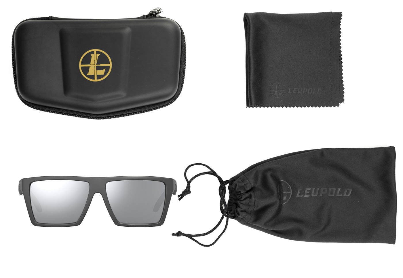 Gafas LEUPOLD REFUGE - montura negra mate / lente gris claro brillo 2