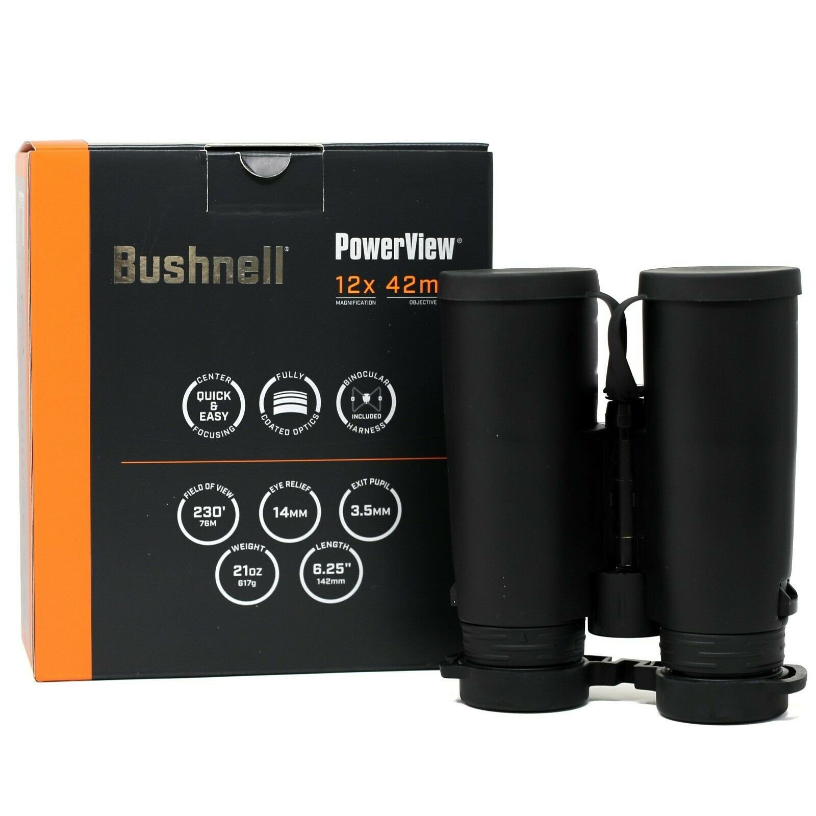 Prismático BUSHNELL POWERVIEW 2 - 12x42 6