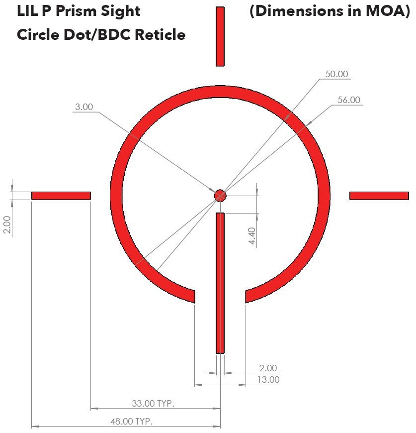 Visor BUSHNELL LIL Prism 1x11 6